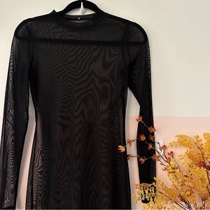 Midi Black Mesh Dress (Eras Tour Outfit)